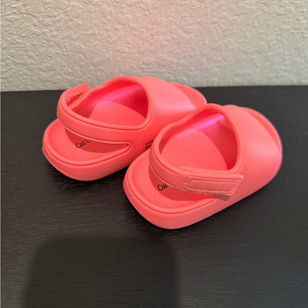 Kids Pink Sandals - Picture 2 of 4